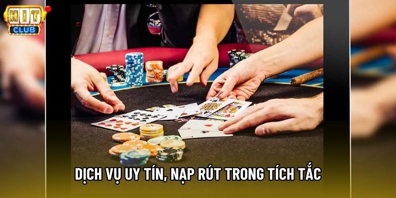 Dịch vụ uy tín, nạp rút trong tích tắc
