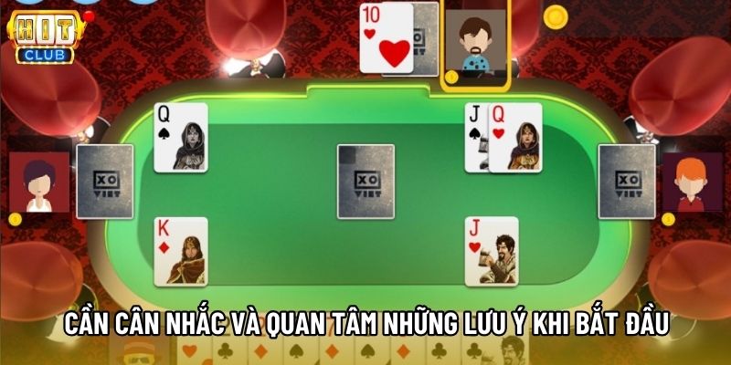 Cần cân nhắc và quan tâm những lưu ý khi bắt đầu