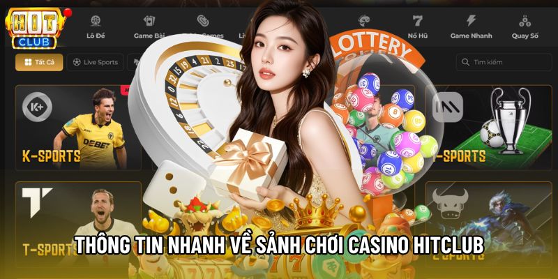 Thông tin nhanh về sảnh chơi Casino Hitclub